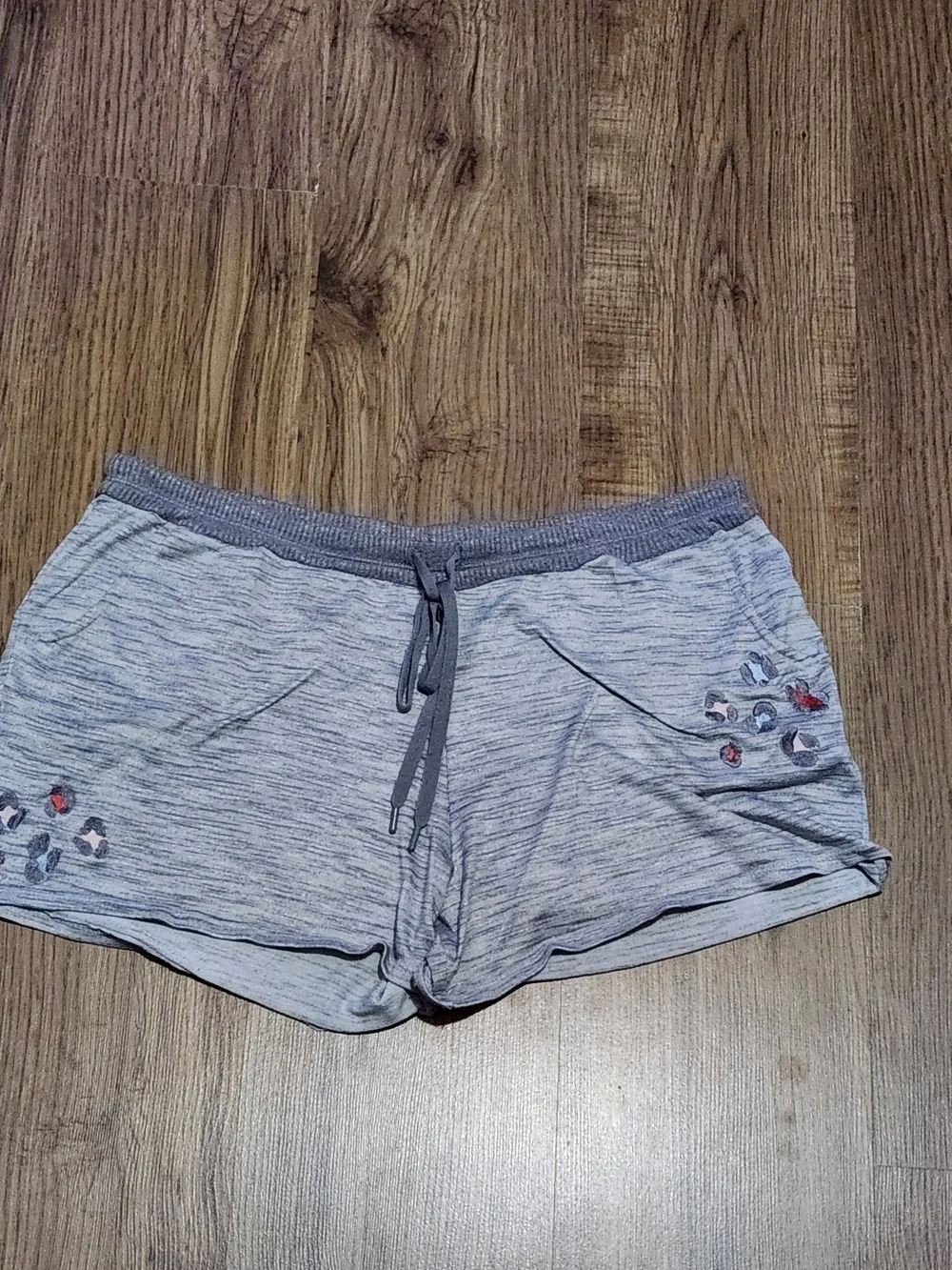 Secret Treasures Heather Gray Athletic Lounge Shorts with Drawstring